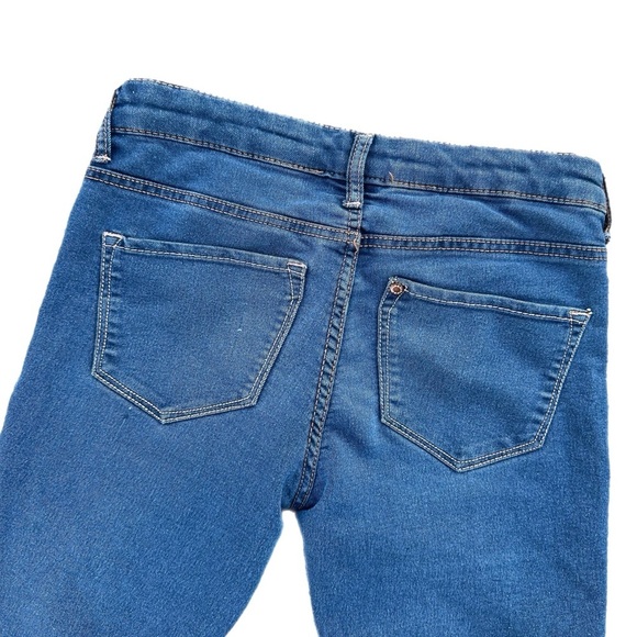 & Denim Girls Size 10/11 Darkwash  Super Skinny Jeans - Picture 5 of 6